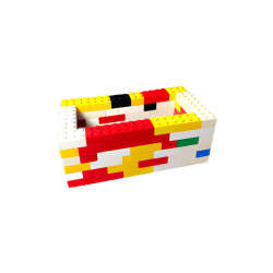 Briques de construction type "Lego" pour cadres a moules rtv