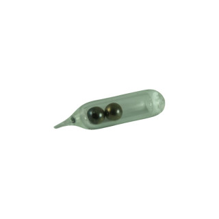 RATTLES MOYEN 20 mm 3 billes tube en verre