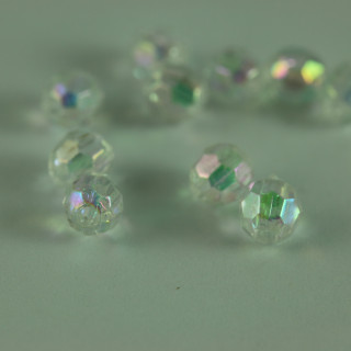 Plastic colored beads