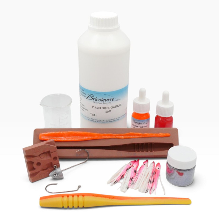 kit leurre souple lieu