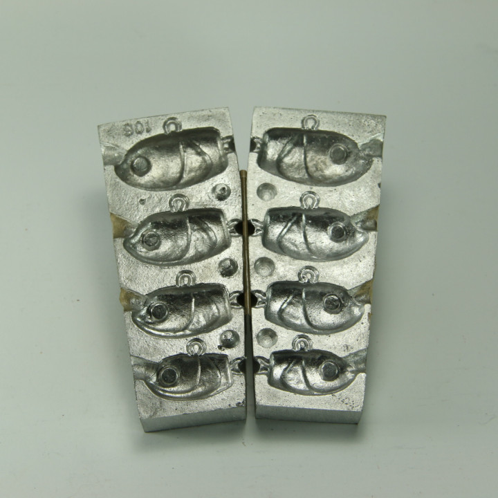 MOLD WITH HEADS ARTICULATED 25 TO 75 G
