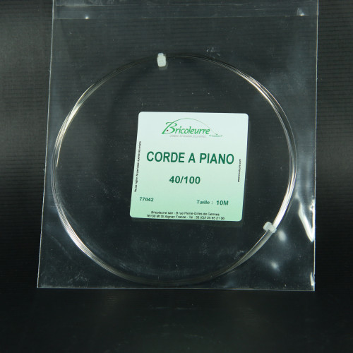 CORDE A PIANO INOX ROULEAU